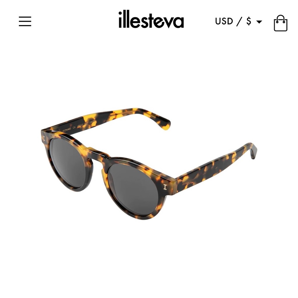 Illesteva Leonard sunglasses in tortoise.